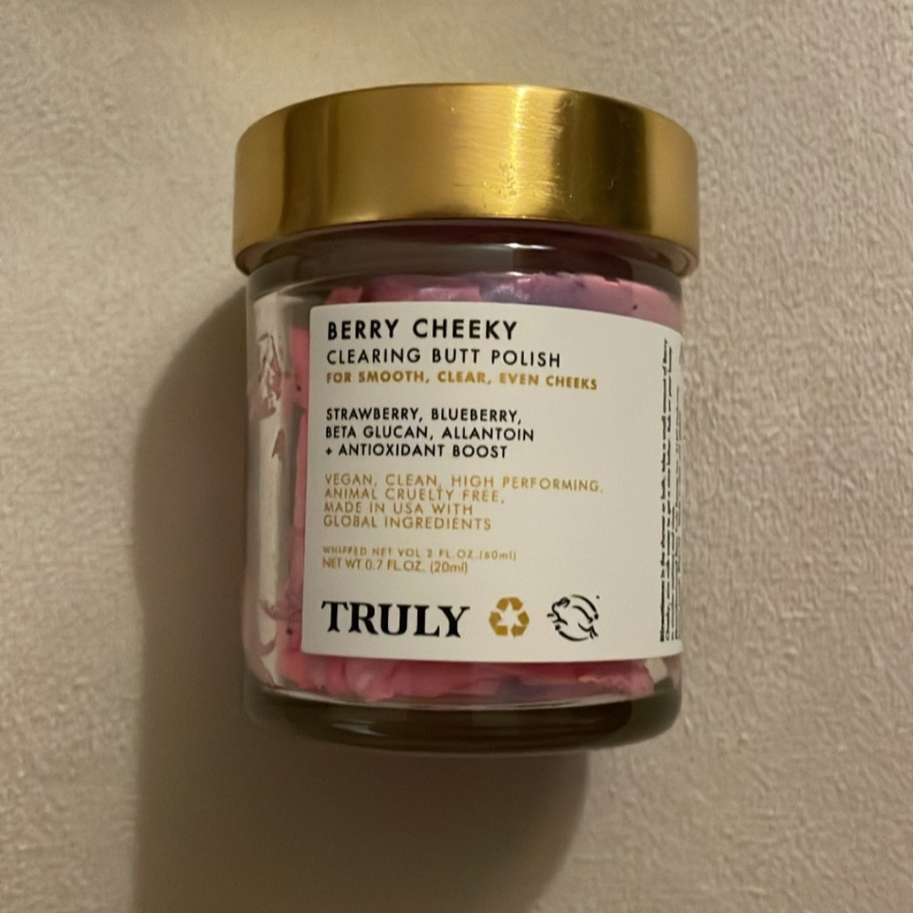 TRULY Berry Cheeky Butt Polish in Pink and Gold